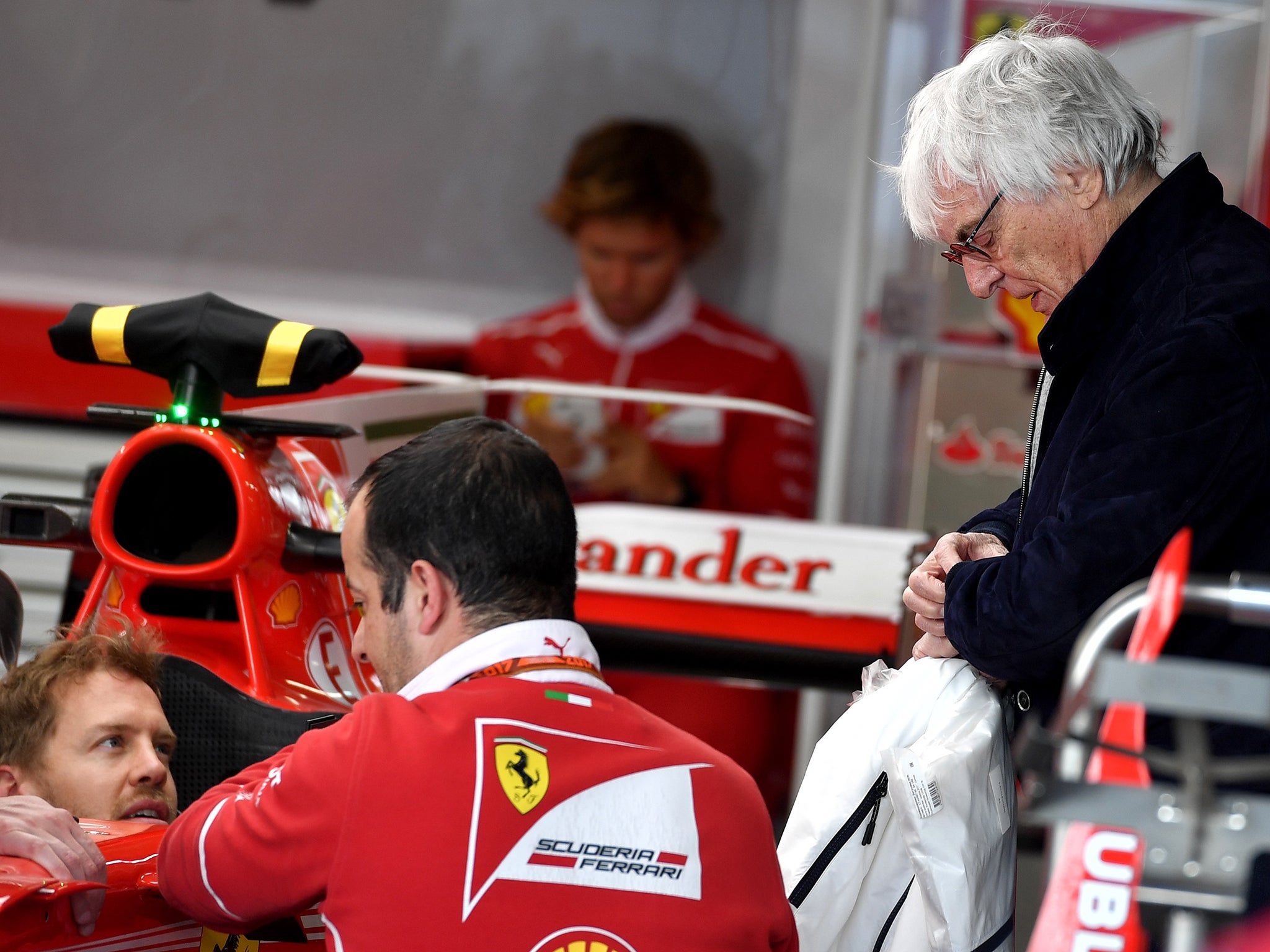 &#13;
Ecclestone has warned that Ferrari's threat is very real &#13;