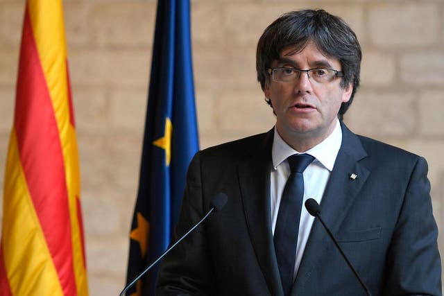 Belgian prosecutors have a European arrest warrant from Spain for Carles Puigdemont and four of his associates