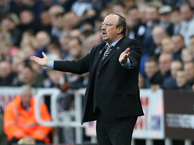Benitez was furious with a disallowed goal as Newcastle lost to Bournemouth