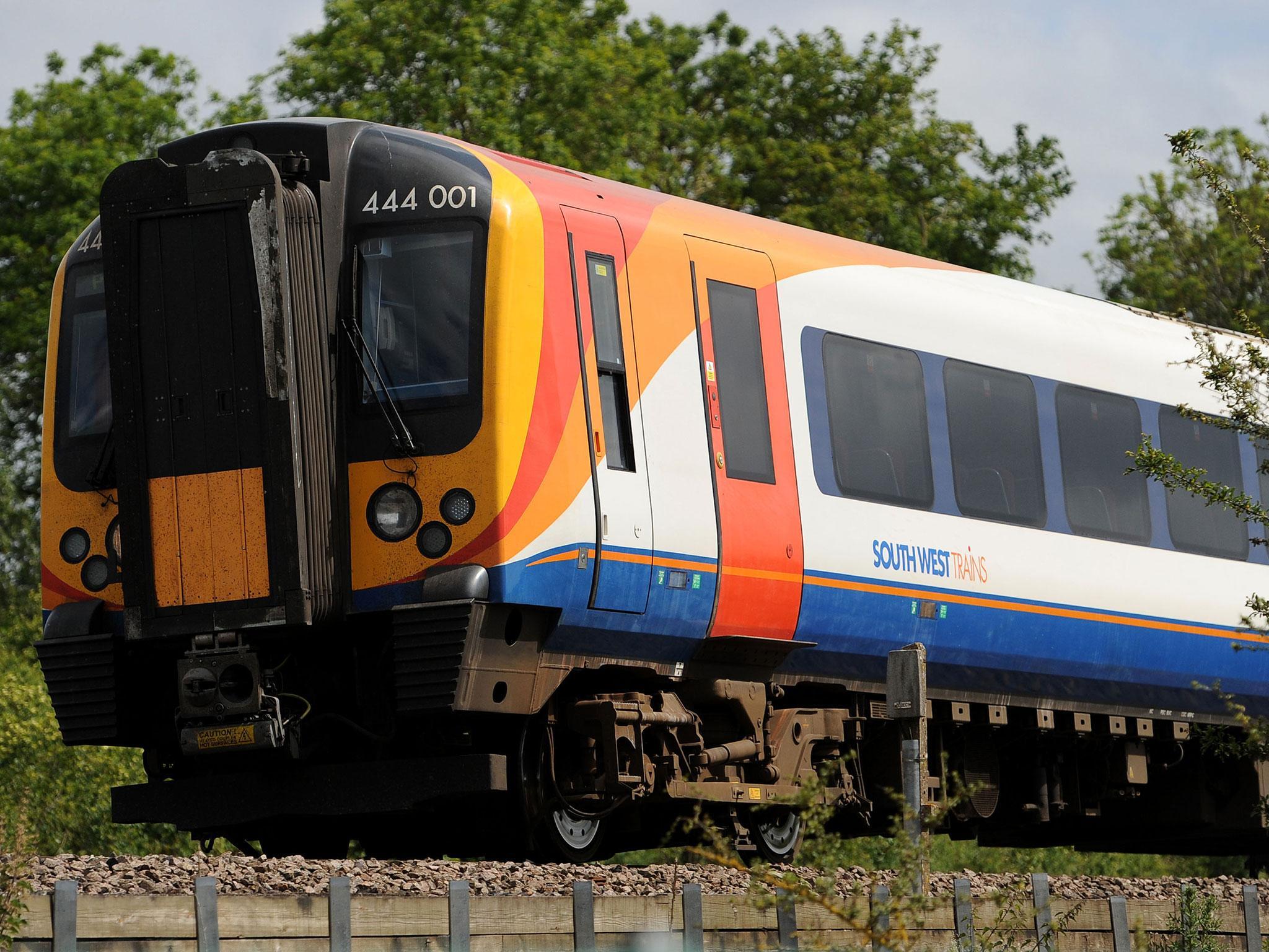 The South Western Railways train partially derailed at low speed as it came out of Wimbledon station