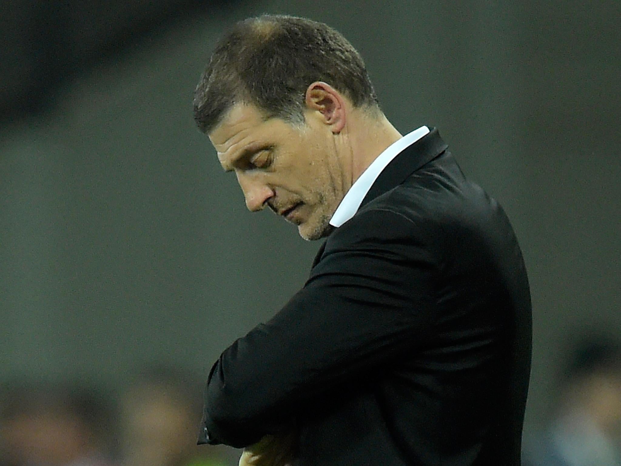 Slaven Bilic was dismissed from his job on Monday