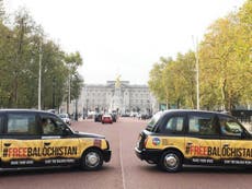 Pakistan calls for removal of 'Free Balochistan' ads from London taxis