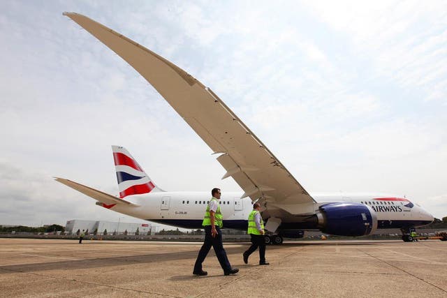 Flag carrier: British Airways Boeing 787 at Heathrow