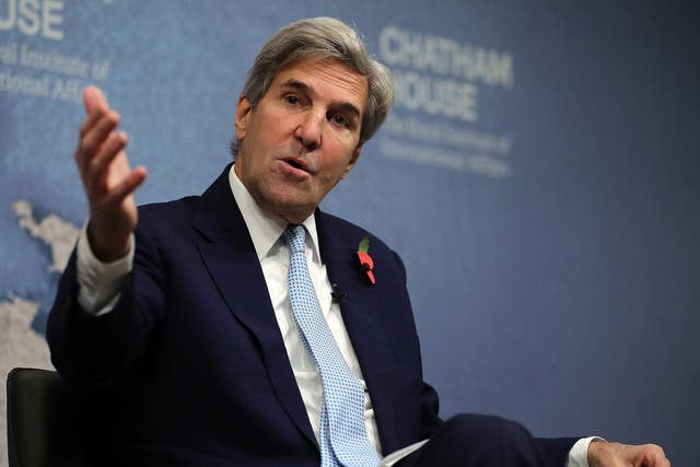 Former US Secretary of State John Kerry 