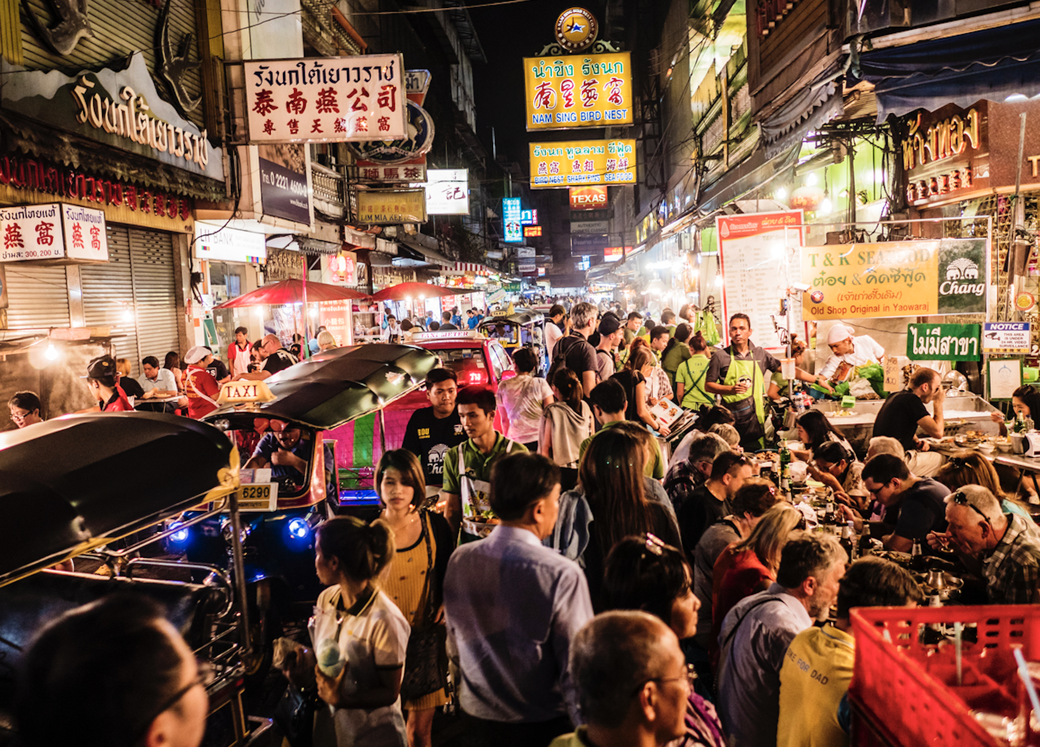 The dish is particularly popular at Thai street food markets