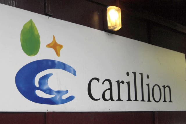 Carillion posted half-year losses of ?1.15bn in September