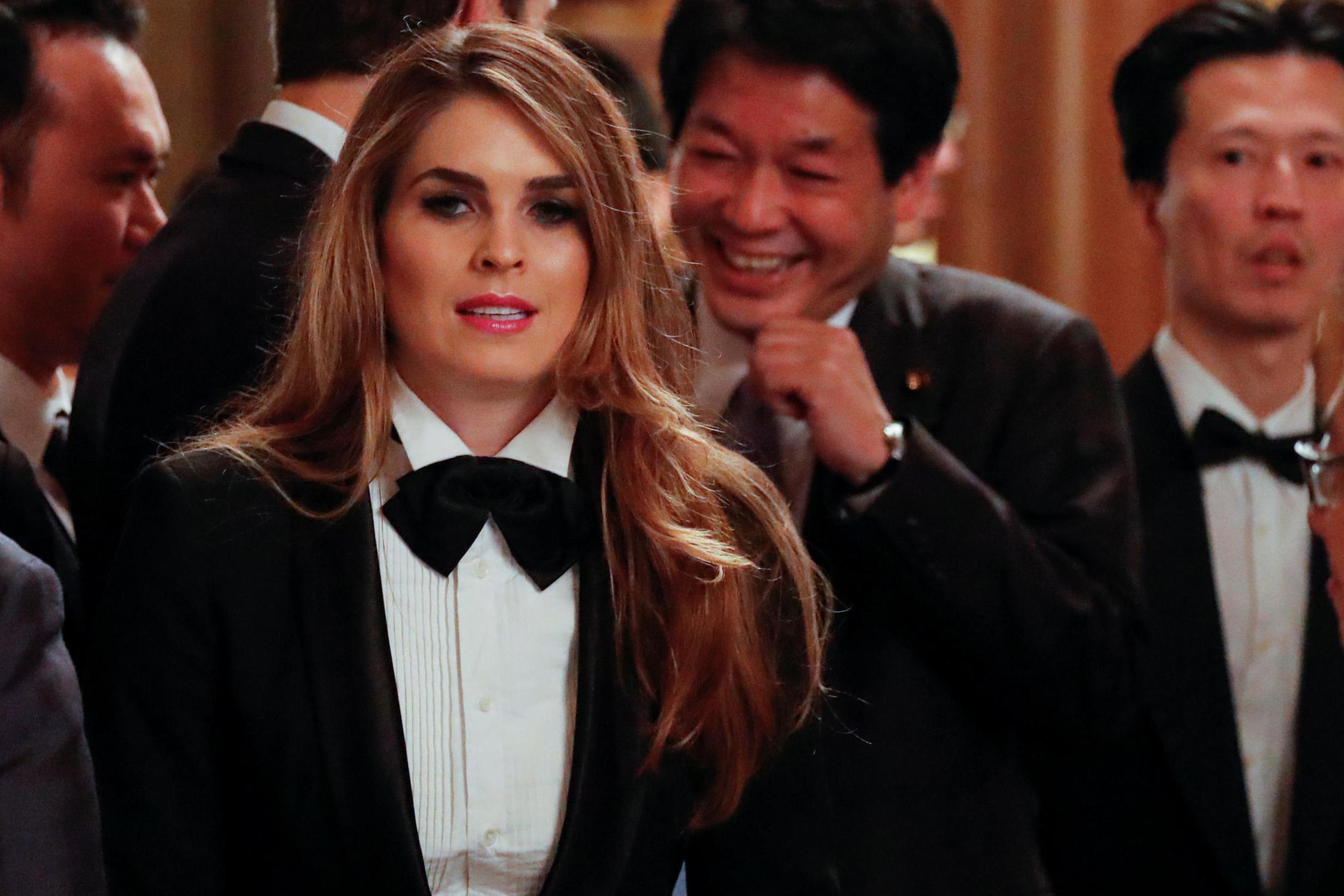Hope Hicks dons a tuxedo at Japan state dinner | The Independent2460 x 1640
