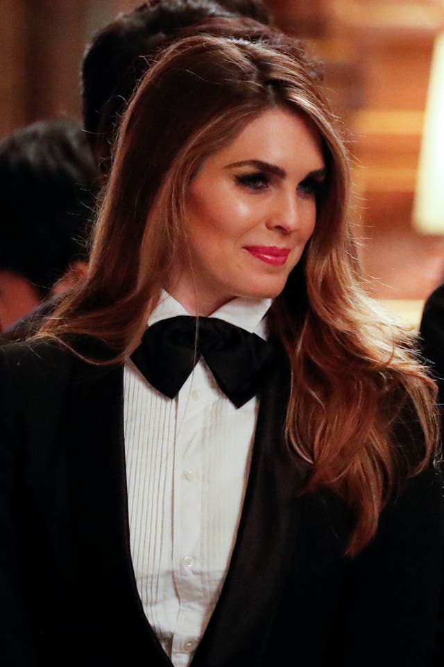 Hope Hicks dons a tuxedo at Japan state dinner | The Independent | The  Independent