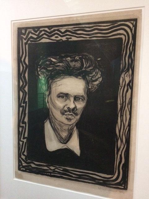 Degenerate Art: 'August Strindberg' (1896), Edvard Munch, Kunst Museum, Bern