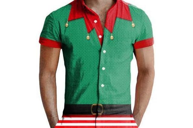 The rompers come in a variety of designs including a Santa suit, elf, Christmas tree and menorah
