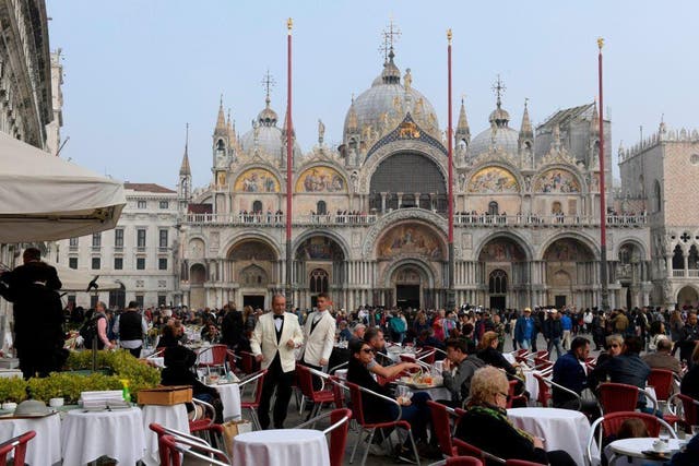 A British family were horrified when they were charged €526 for lunch in Venice (