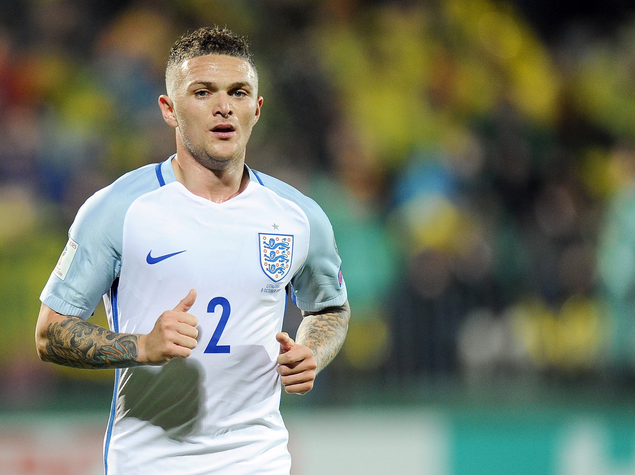 Trippier is fighting it out with Kyle Walker to be an England starter