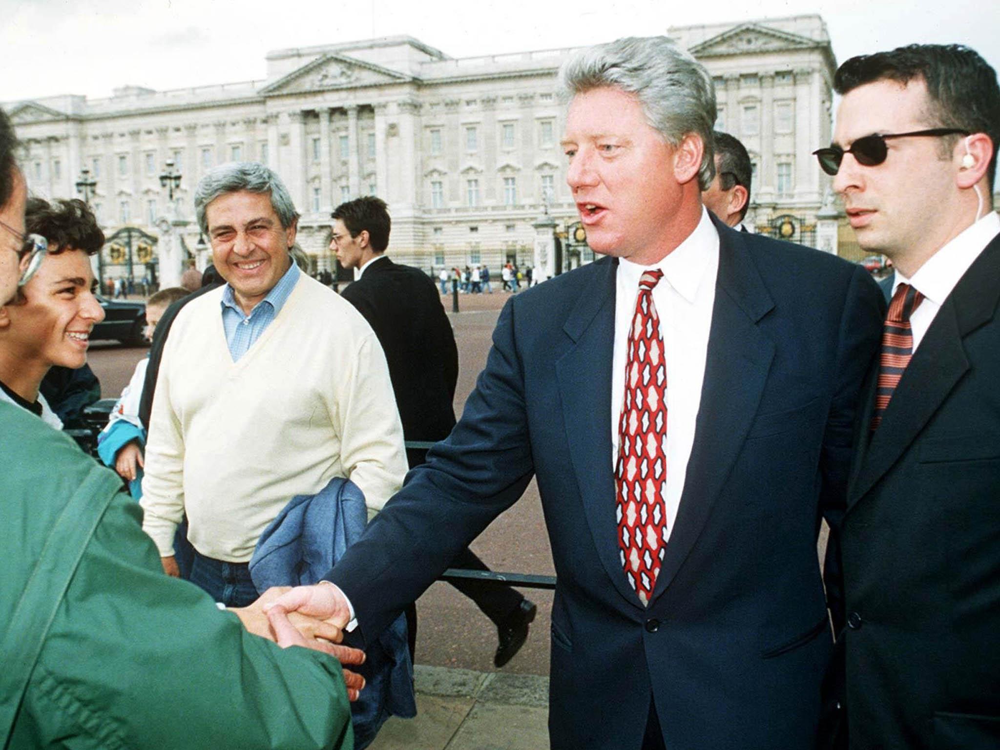 Tim Watters works as a Bill Clinton lookalike (Rex)