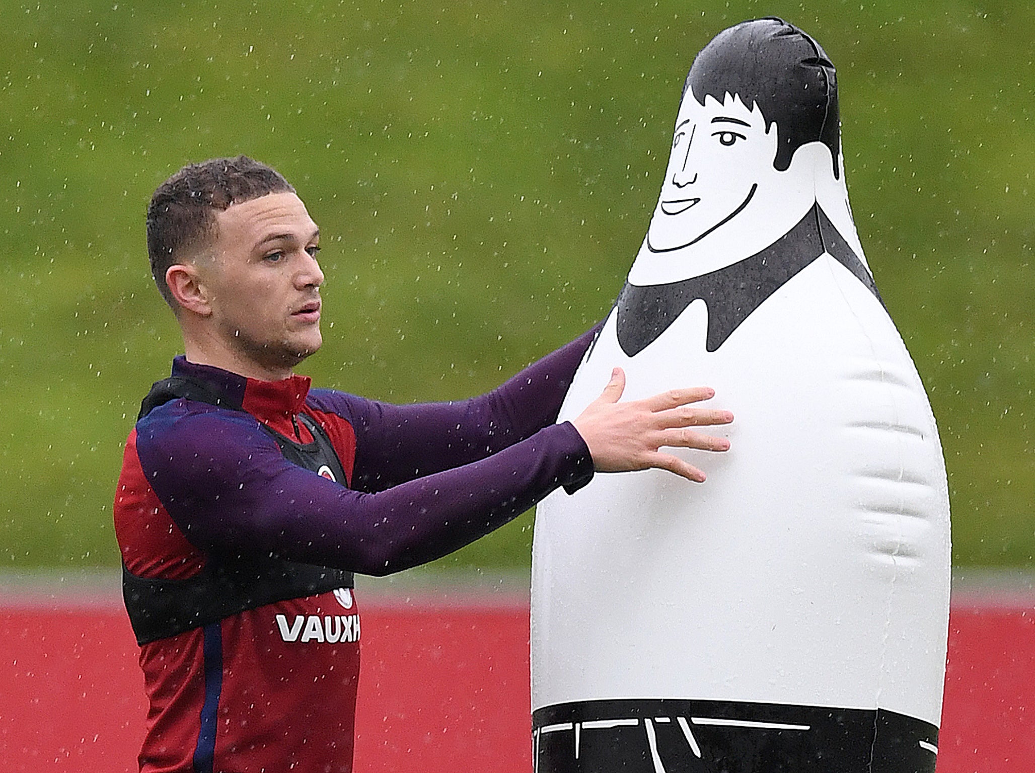 Trippier in England training this week