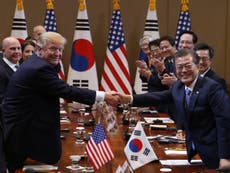 Trump's South Korea visit does nothing to calm fears of war