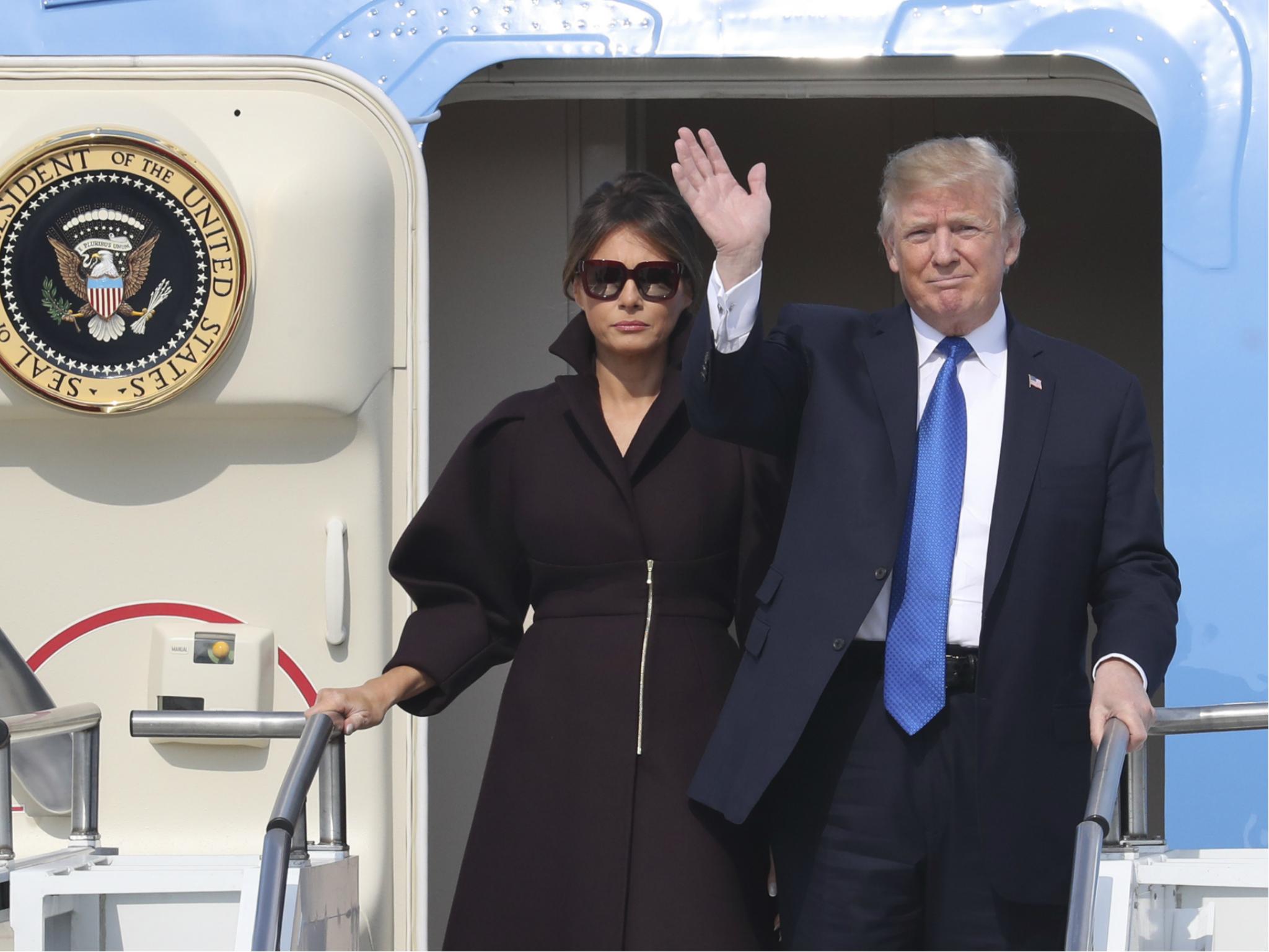 Mr Trump is stopping in China as a part of his first trip as President to Asia