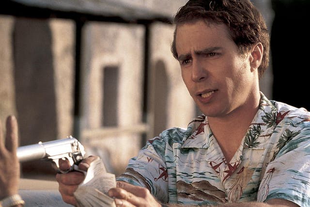 Sam Rockwell in 'Confessions of a Dangerous Mind' as game-show host and producer Chuck Barris, who claimed to have also been an assassin for the CIA