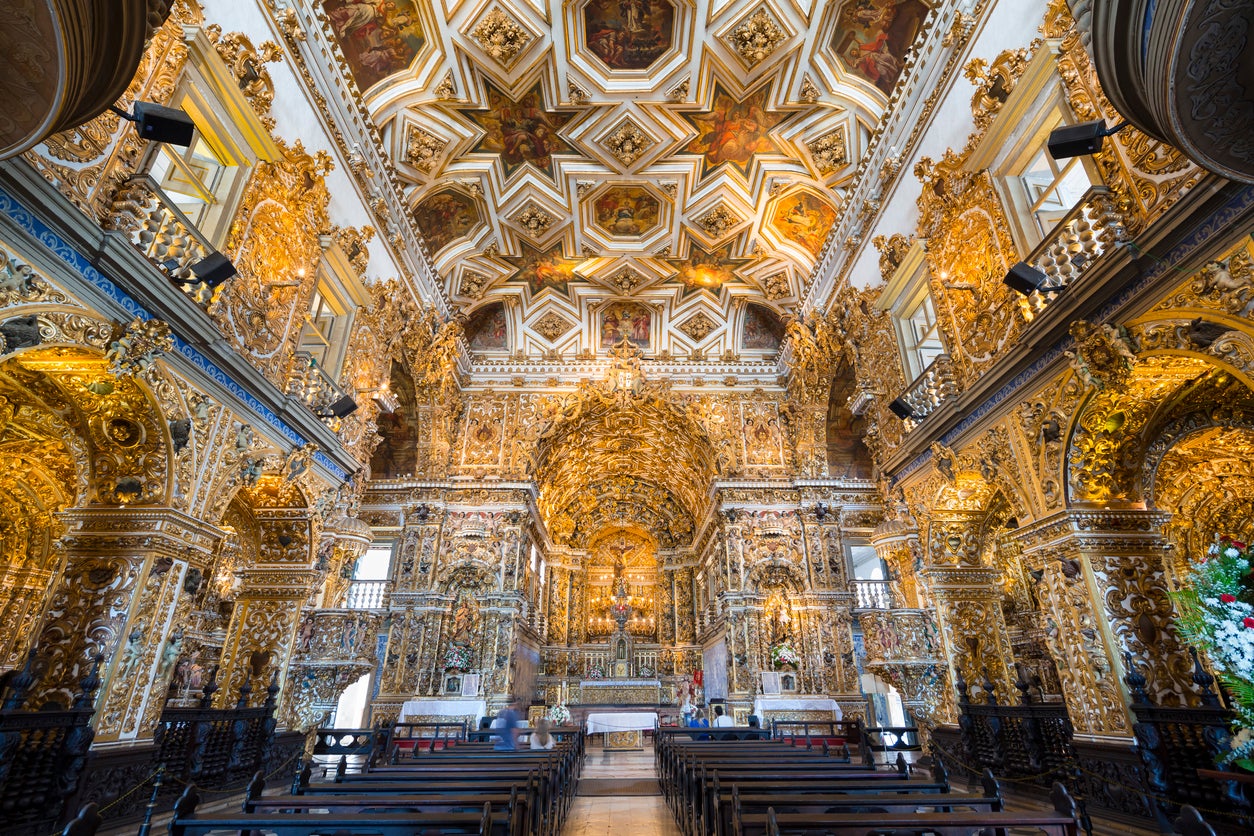 Sao Francisco cathedral has an elaborate interior (Getty/iStock)