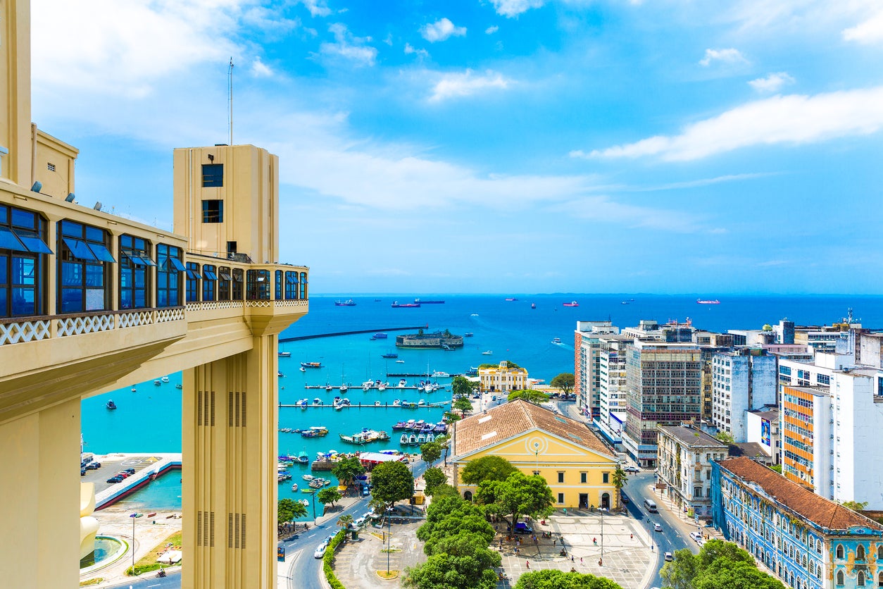 Salvador is split into two levels, the upper of which is accessible by lift (Getty/iStock)