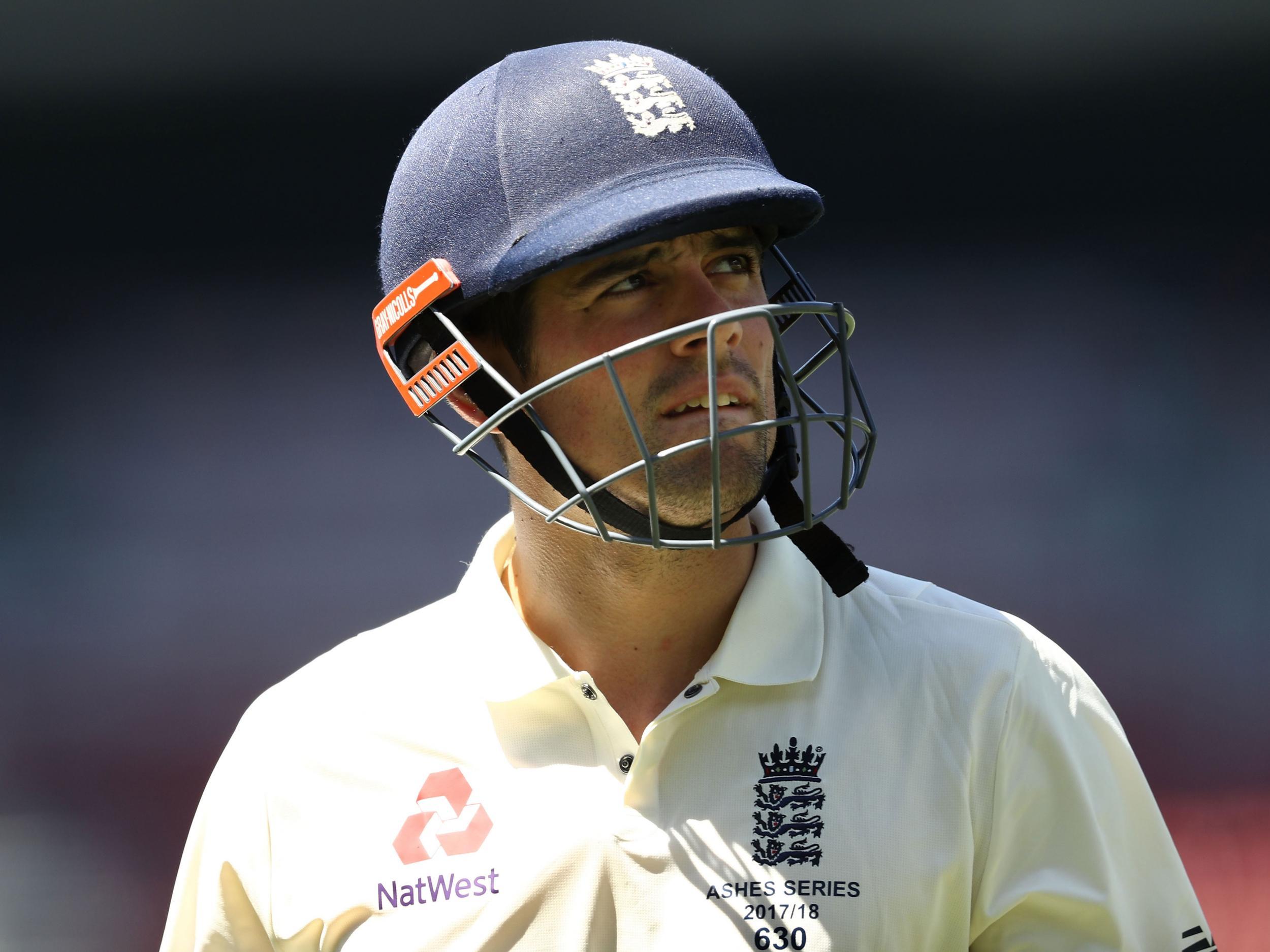 Alastair Cook missed out on valuable time in the middle for a second time on this fledgling tour