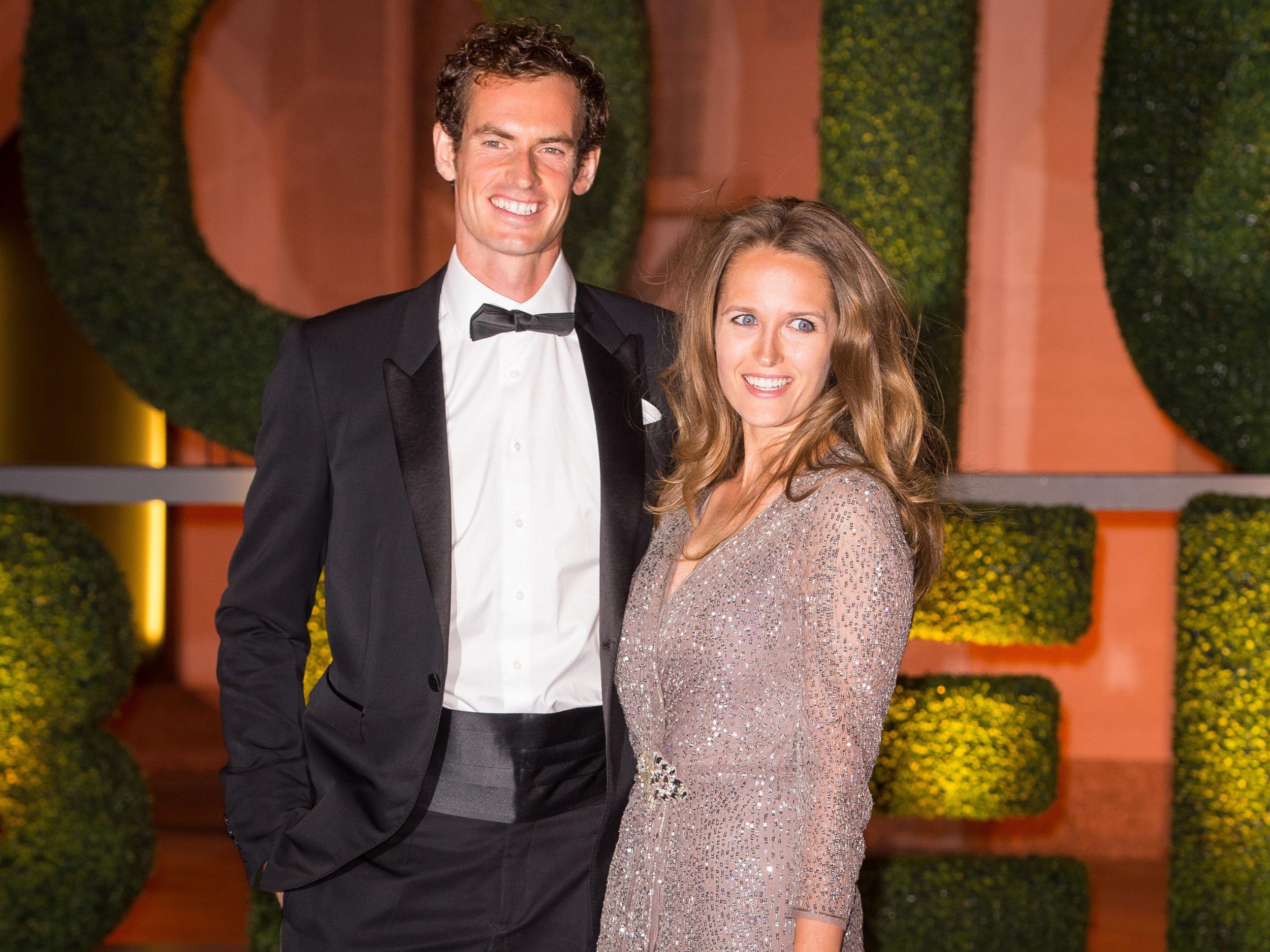 Sir Andy Murray and his wife Kim, who has given birth to their second daughter
