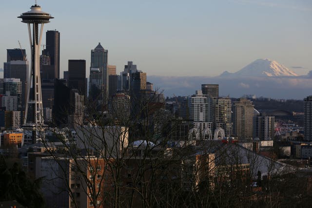 A view of Seattle, which elected its first woman mayor in nearly a century - and its first-ever lesbian mayor - in Jenny Durkan
