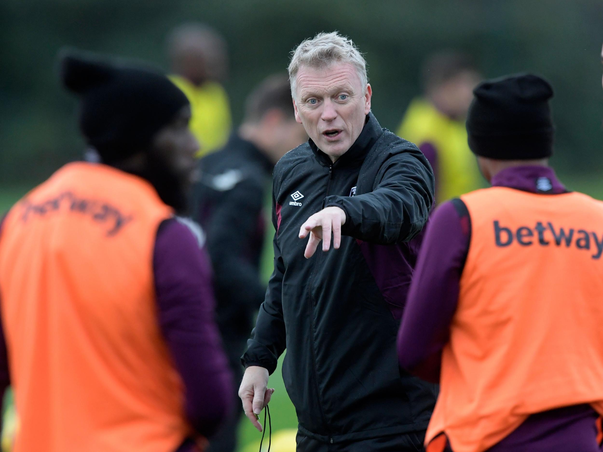 Moyes has already taken training sessions