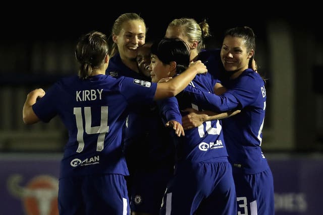 Chelsea Ladies proved too strong for their Swedish opponents