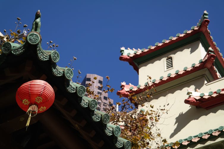 The design of San Francisco’s Chinatown enticed non-Chinese customers to explore the exotic-looking streets and shops within