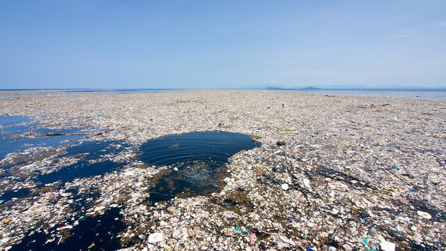 Plastic as far as the eye can see