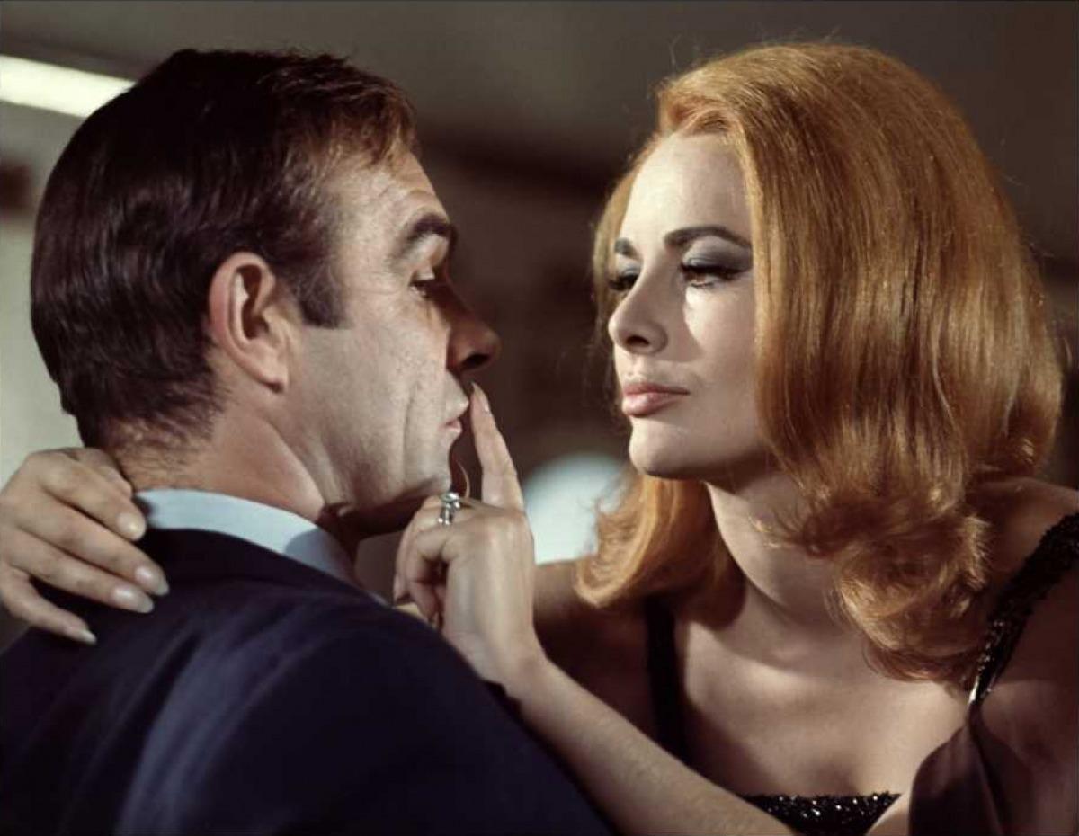 Sean Connery and Karin Dor star in "You Only Live Twice"