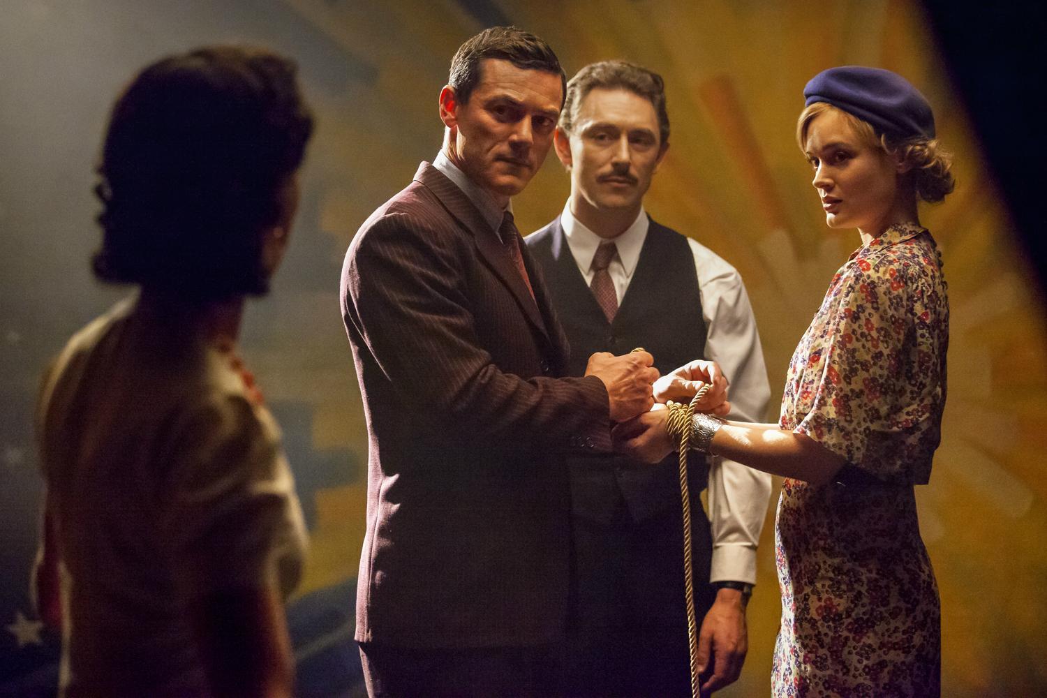 Luke Evans as William Marston, who drew inspiration from his polyamorous relationship to create Wonder Women