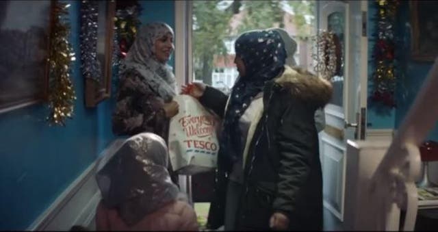 Tesco said it aimed to show that Christmas is for everybody