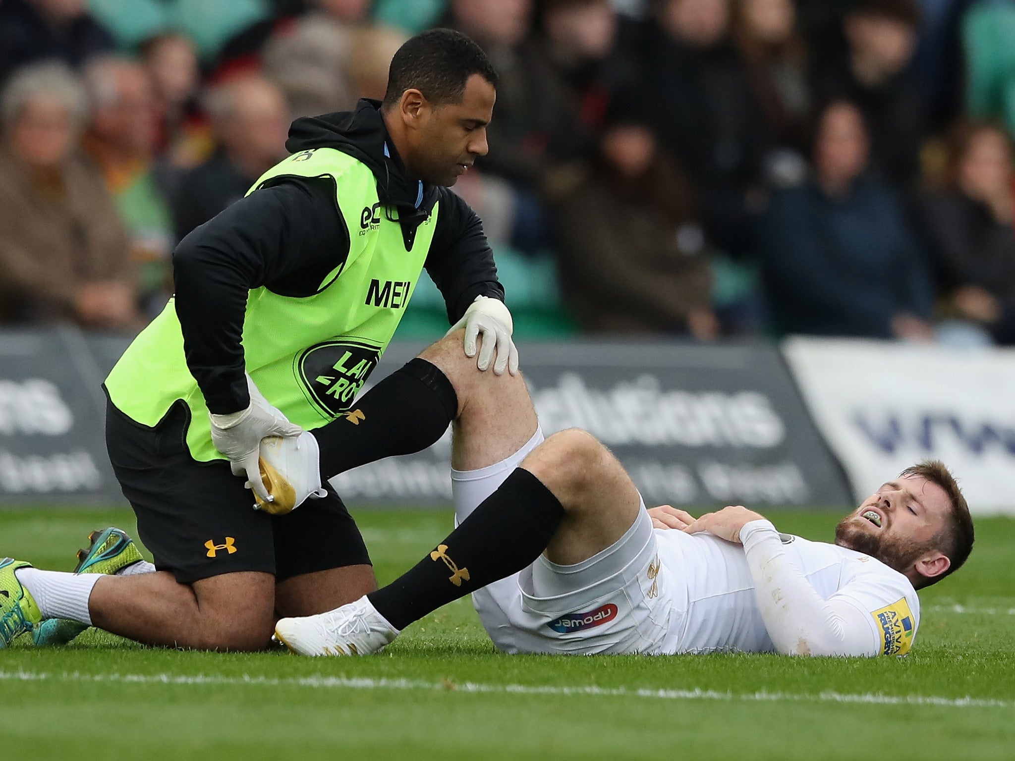 Daly suffered the knock against Northampton Saints