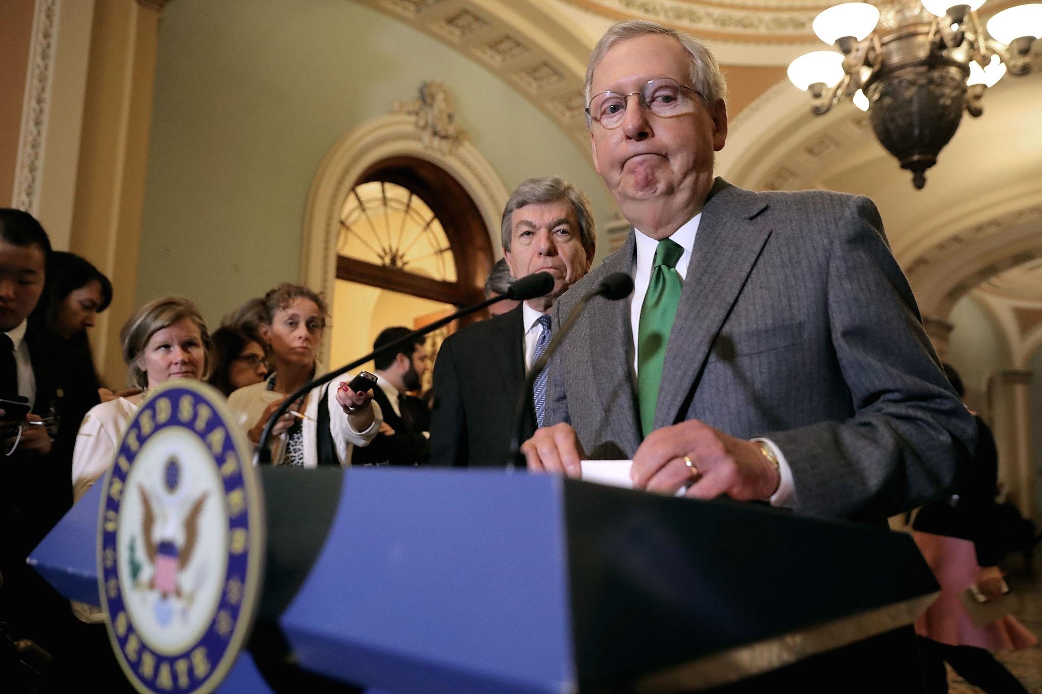 Senate Majority Leader Mitch McConnell (Photo by Chip Somodevilla/Getty Images)