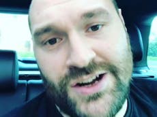 Fury vows to 'punch Joshua's face in' after being called a 'fat f***'