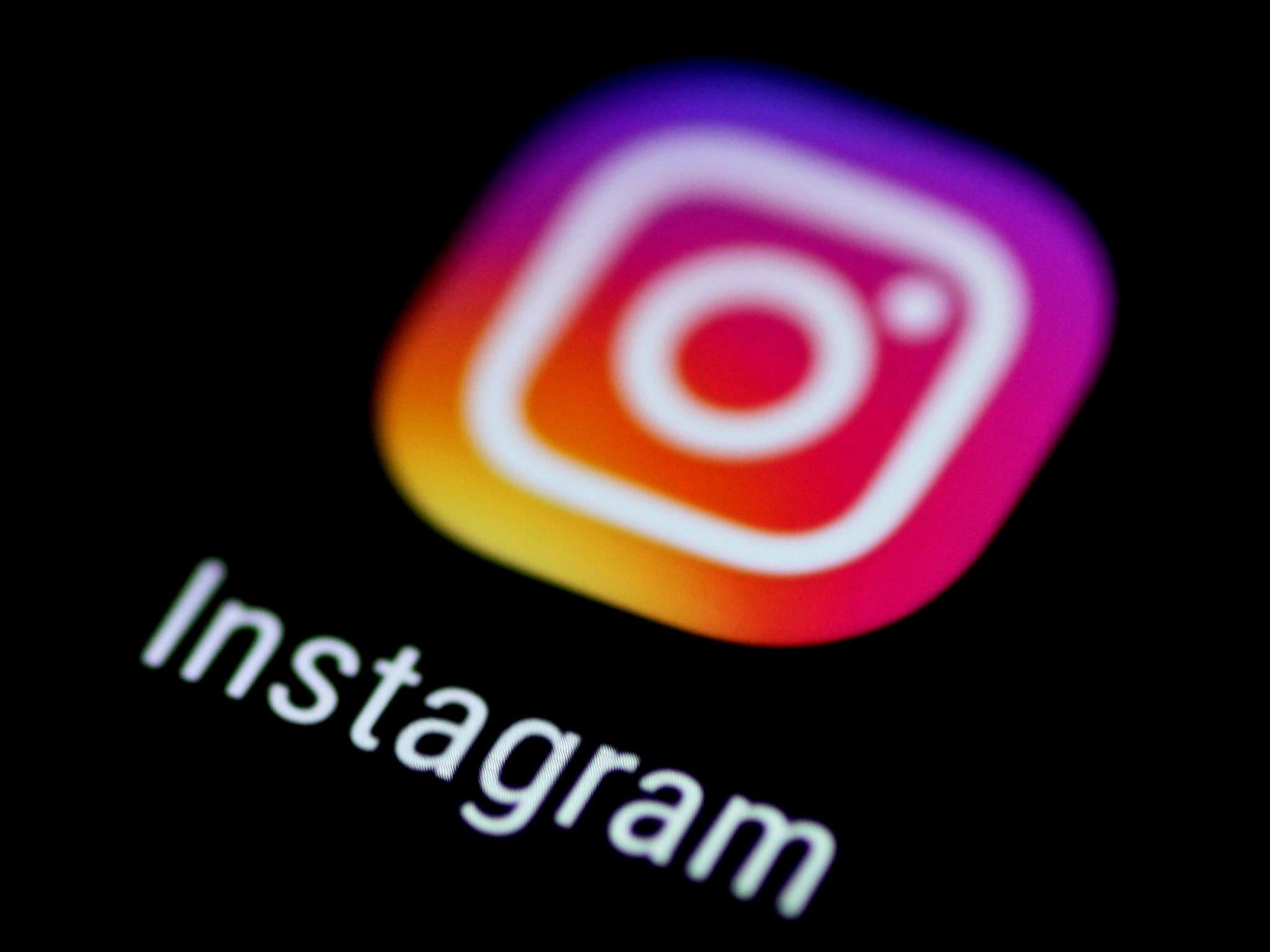 The Instagram application is seen on a phone screen August 3, 2017