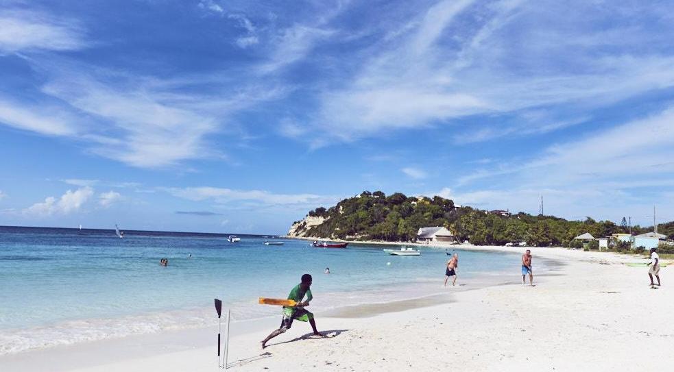 Enjoy a game of cricket on the beach