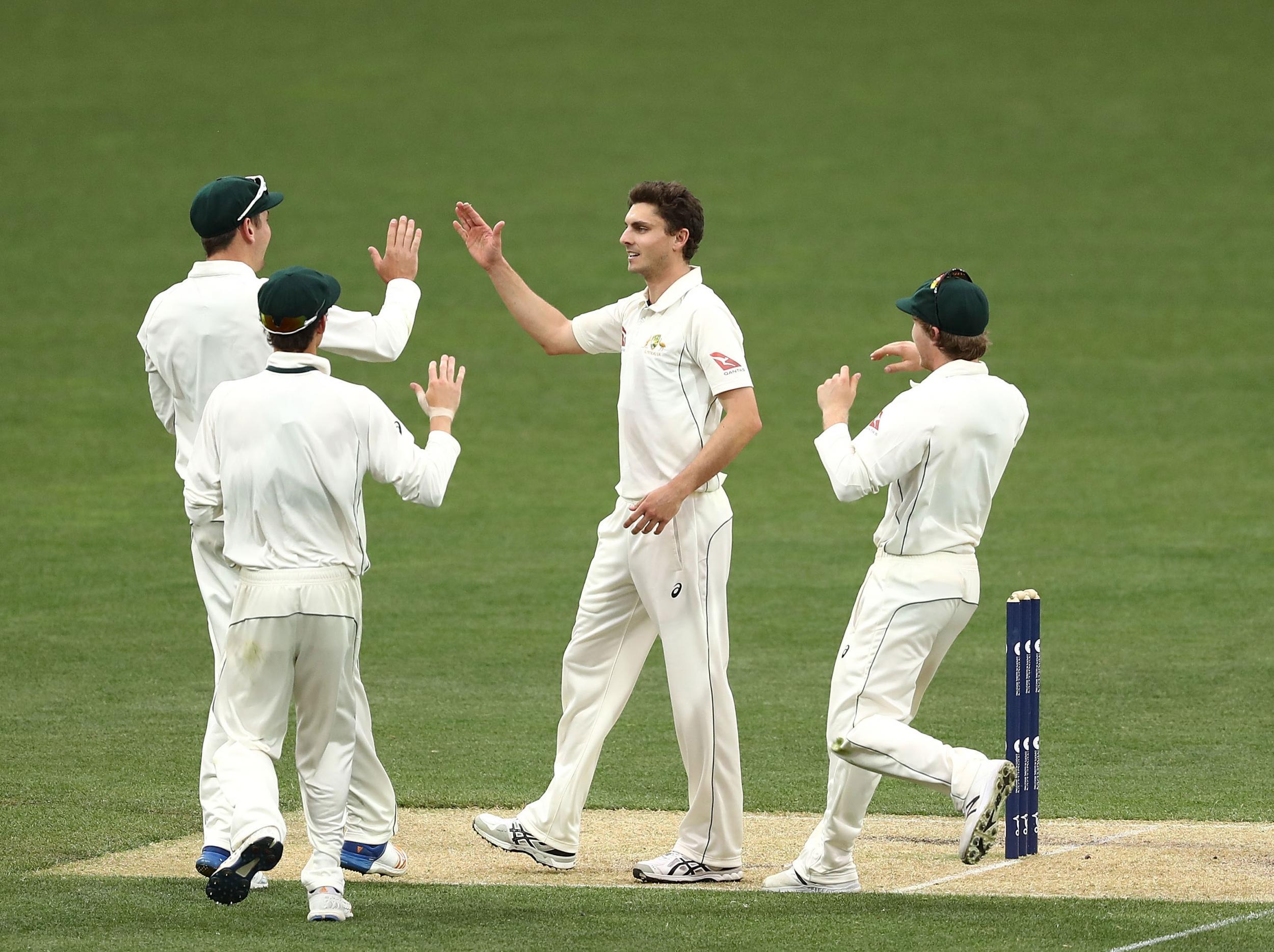 &#13;
Journeyman Milenko was England's chief tormentor with five wickets &#13;