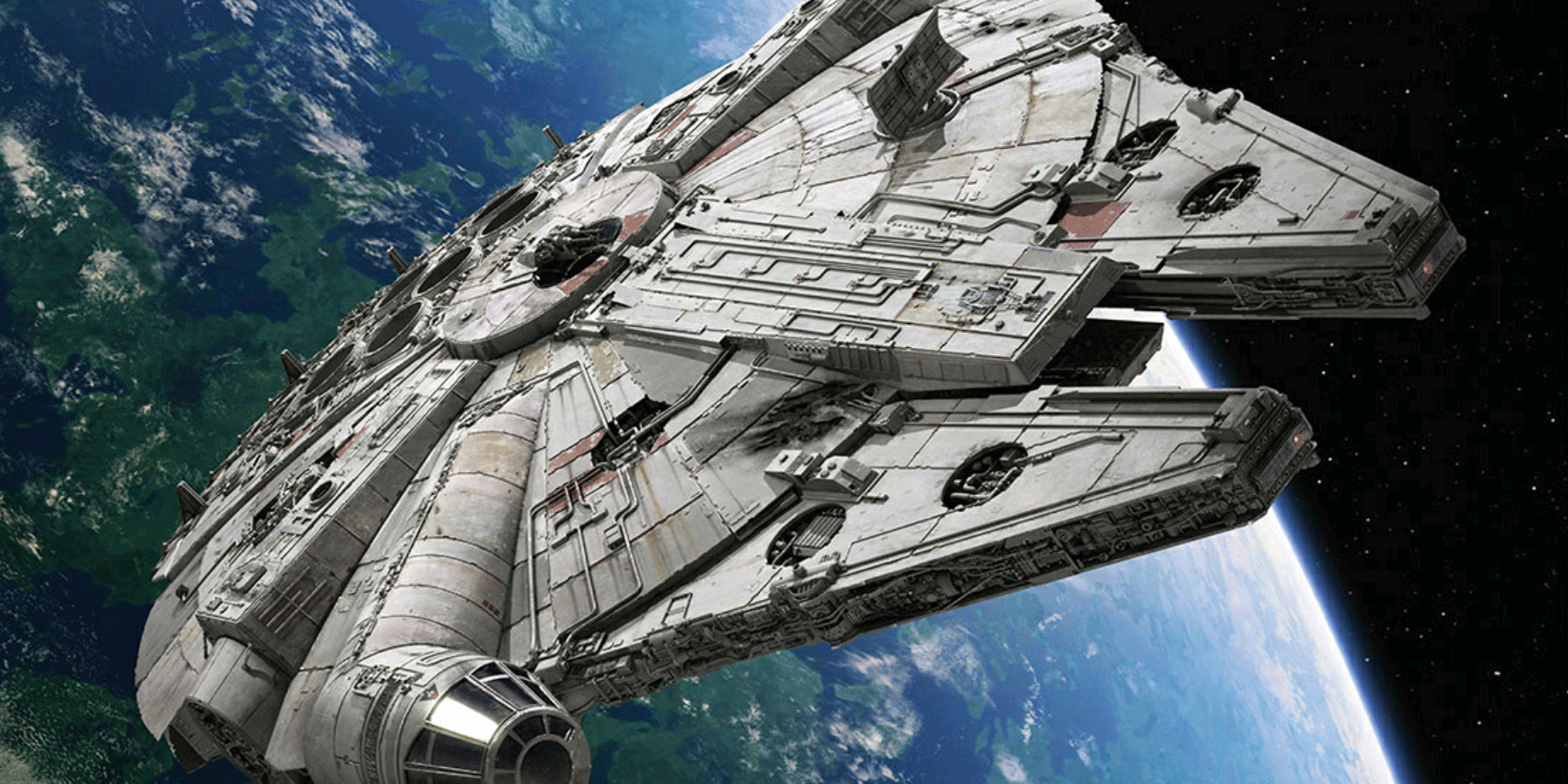 Disney tried to hide the Millennium Falcon with shipping containers — but  it's on Google Maps, The Independent