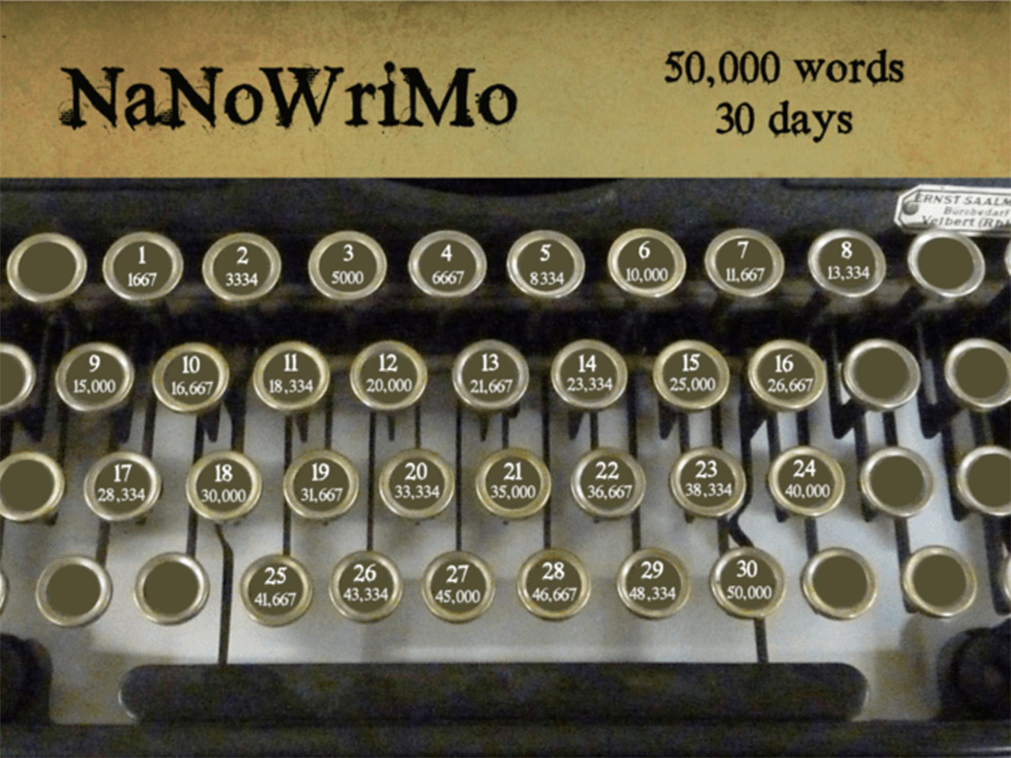 The scheme focuses strictly on wordcount, to get newbies in the habit of writing daily
