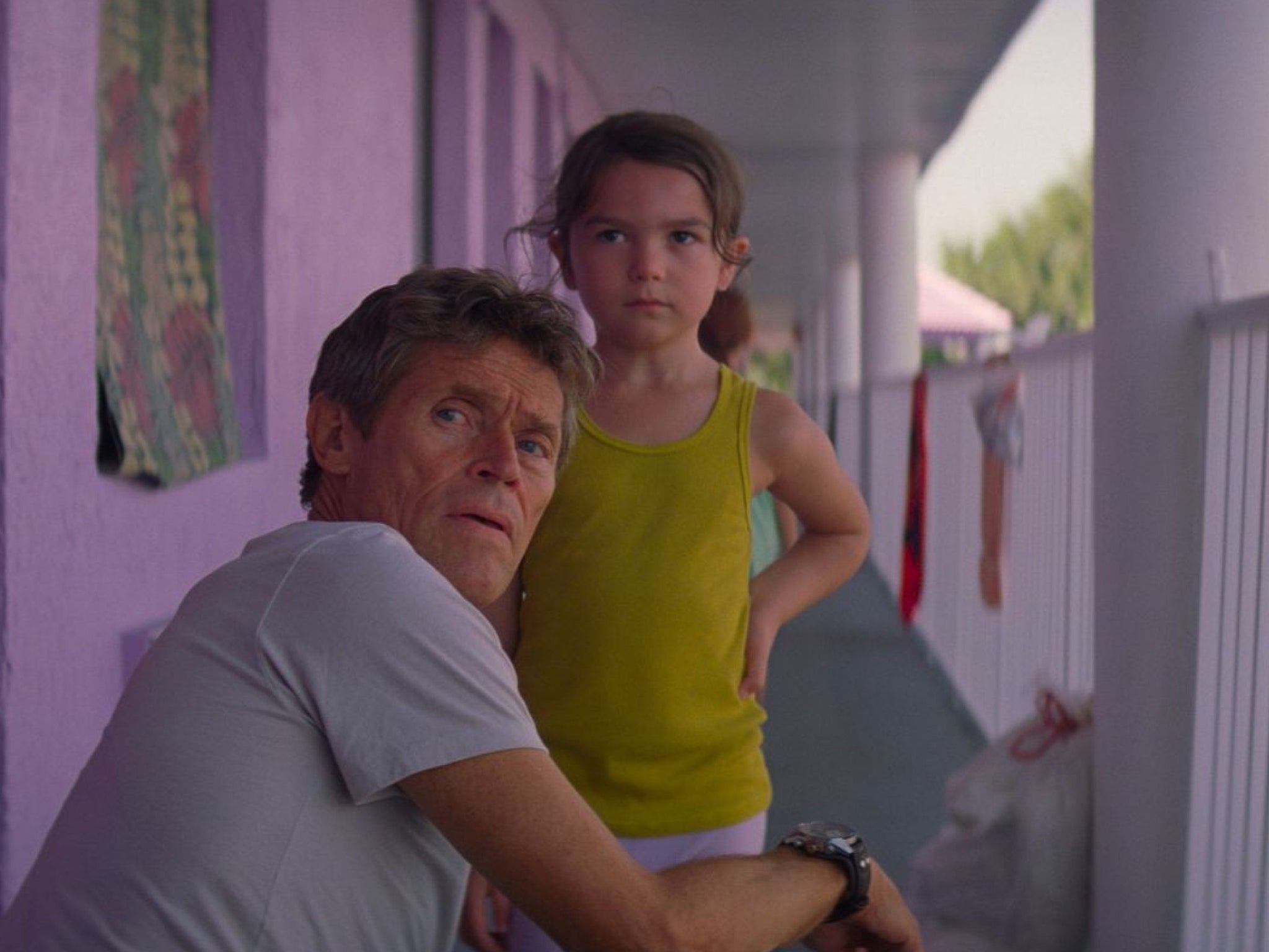 Willem Dafoe in the ‘The Florida Project’ (Rex)