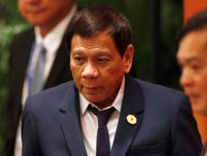 Duterte admits murdering someone 'over a look' as a teenager