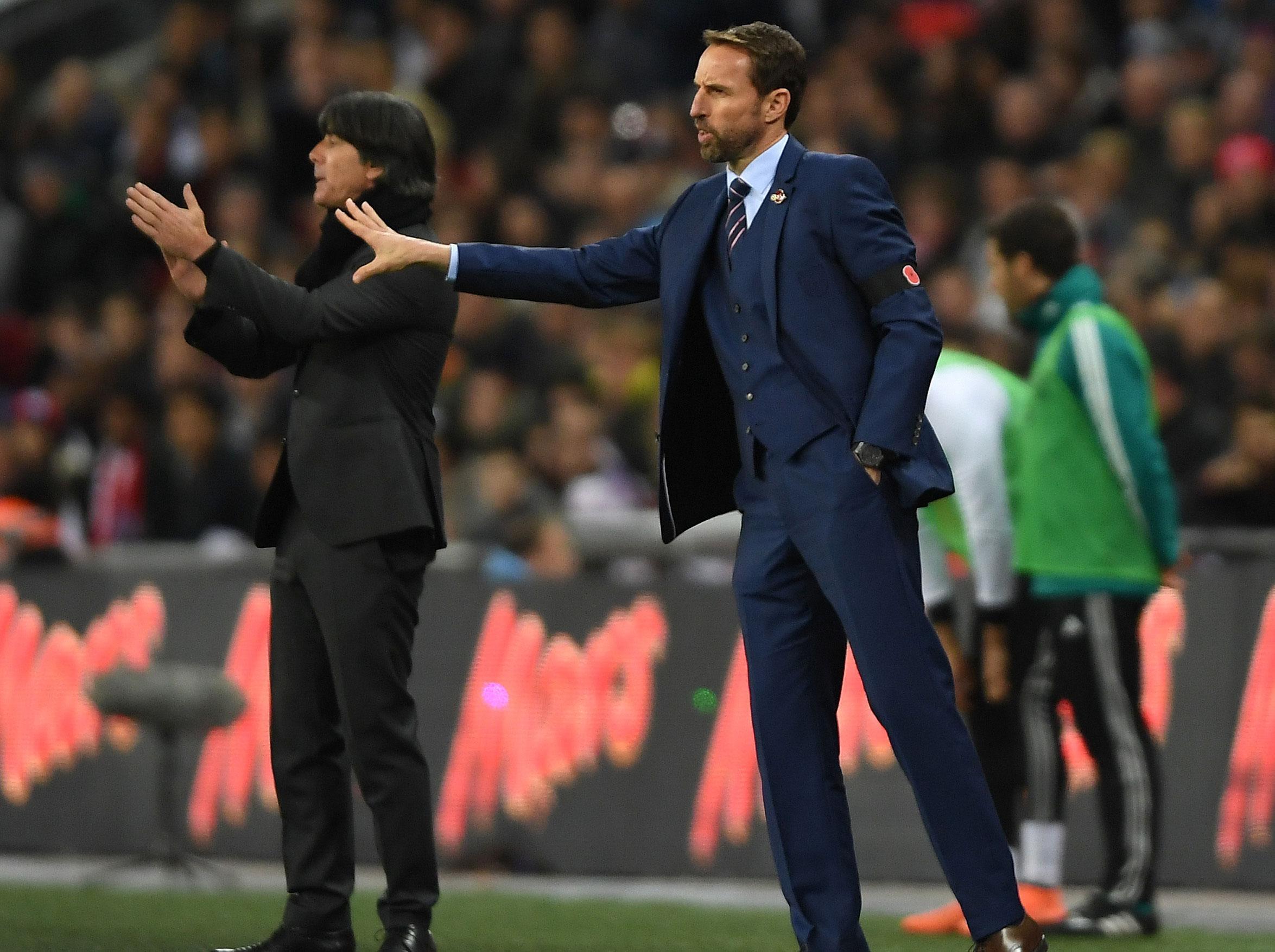 Gareth Southgate was impressed by how his young charges performed at Wembley