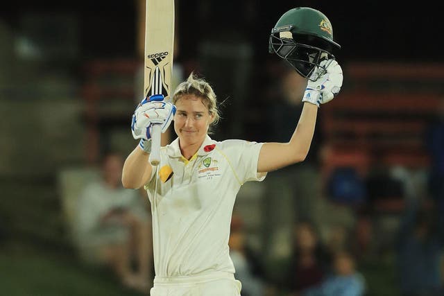 Ellyse Perry's record-breaking innings has Australia on the verge of winning the series