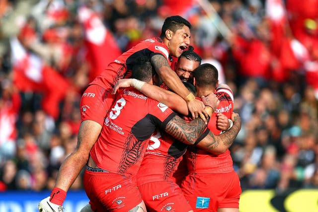 Tonga stunned New Zealand on their own soil to seal top spot in Group B