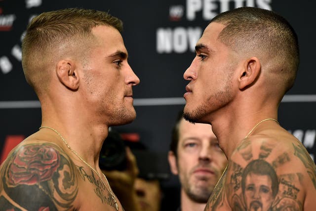 Poirier (L) and Pettis clash this weekend