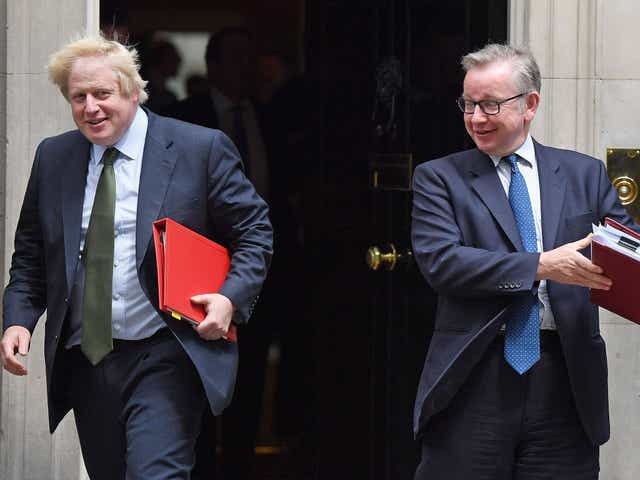 Boris Johnson and Michael Gove 