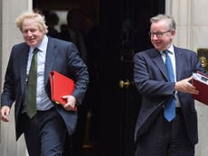 Johnson and Gove attempt ‘soft coup’ with secret Brexit letter to May