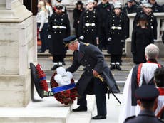 Queen hands over Cenotaph duty to Prince Charles for first time